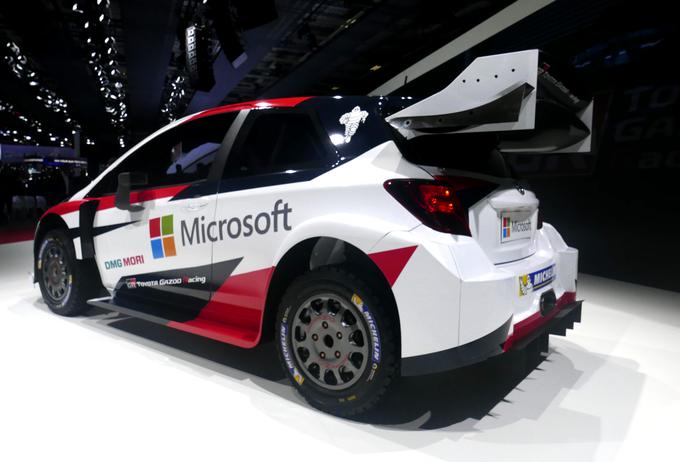 Toyota yaris WRC je pripravljena za prihodnje svetovno prvenstvo v reliju. Kdor bo želel dirkati s takim avtomobilom, bo potreboval posebno dovoljenje mednarodne avtomobilske zveze FIA. | Foto: Gregor Pavšič