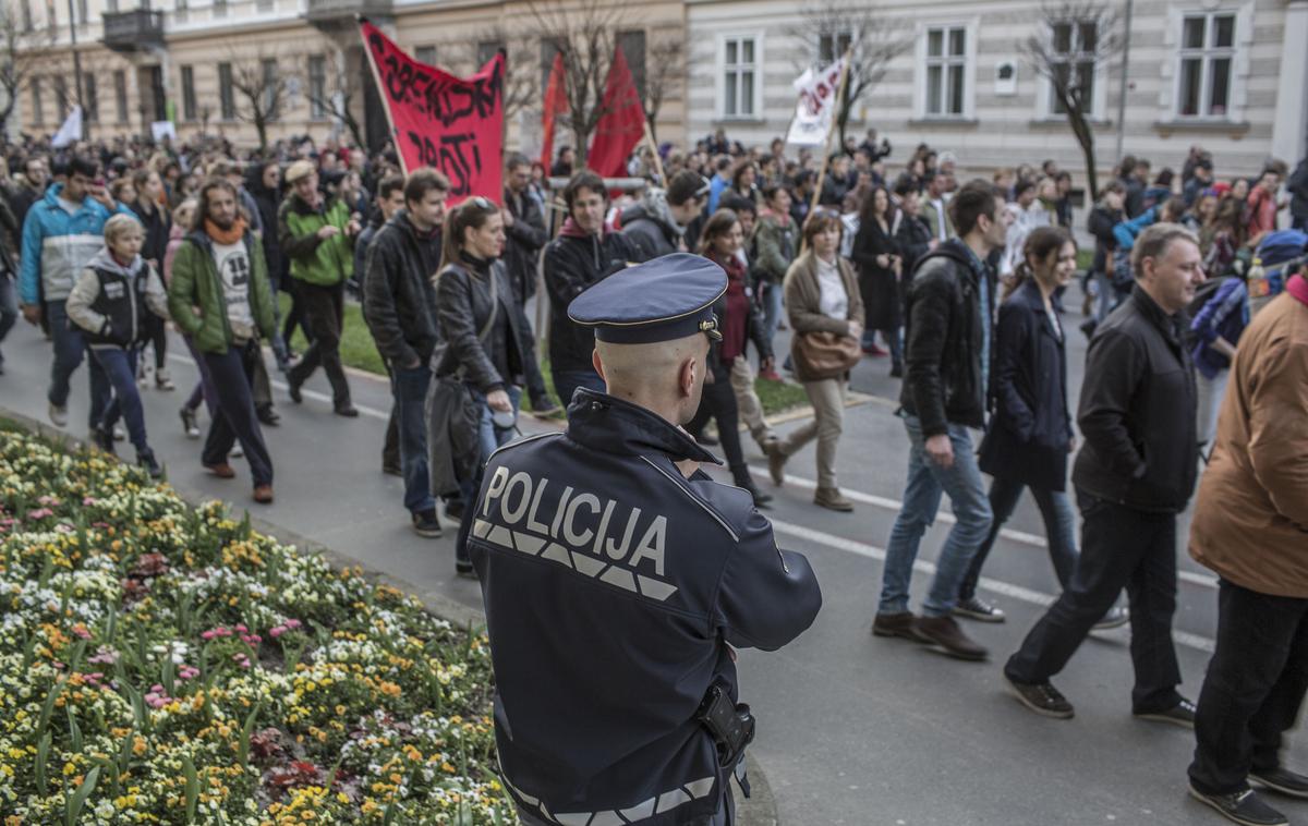 Protest proti rasizmu in fašizmu | Foto Matej Leskovšek