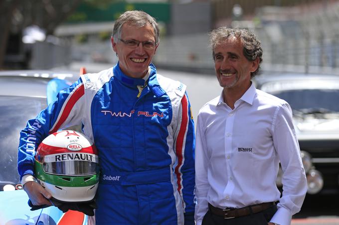 Tavares v družbi legendarnega Alaina Prosta, ko je bil še v službi pri Renaultu. | Foto: Reuters