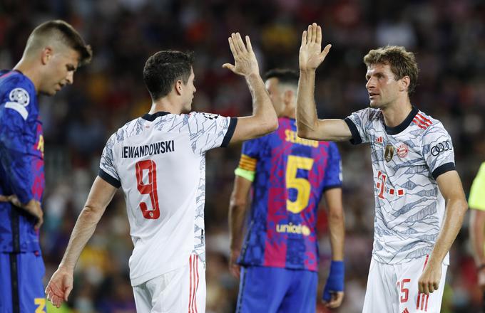 Bayern je po zmagi v Barceloni prevzel vodstvo v skupini E, v kateri sta še Verbičev Dinamo Kijev in pa Benfica. | Foto: Reuters