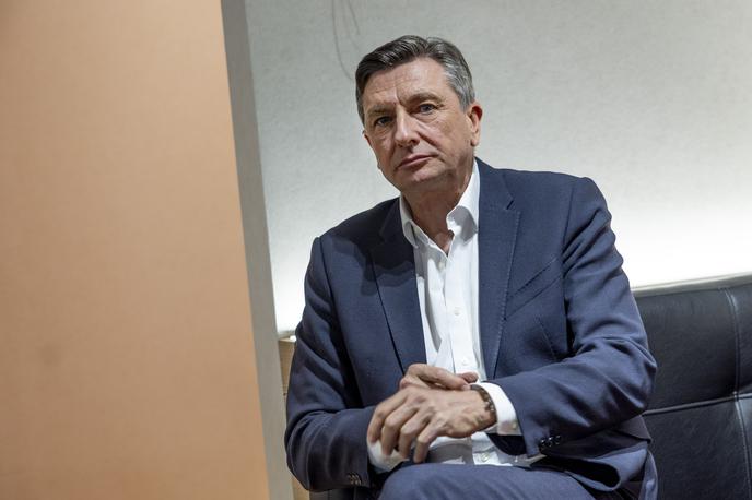 Borut Pahor | Danes se je oglasil še Golob in Pahorju pri kandidaturi za položaj izrazil brezpogojno podporo. | Foto Ana Kovač