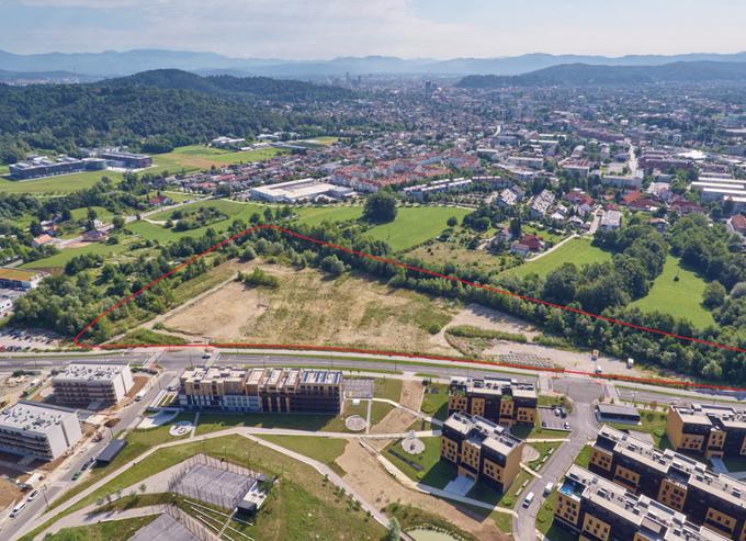 Gradnja 500 novih neprofitnih stanovanj na Brdu v Ljubljani bo končana čez dve leti. | Foto: MOL