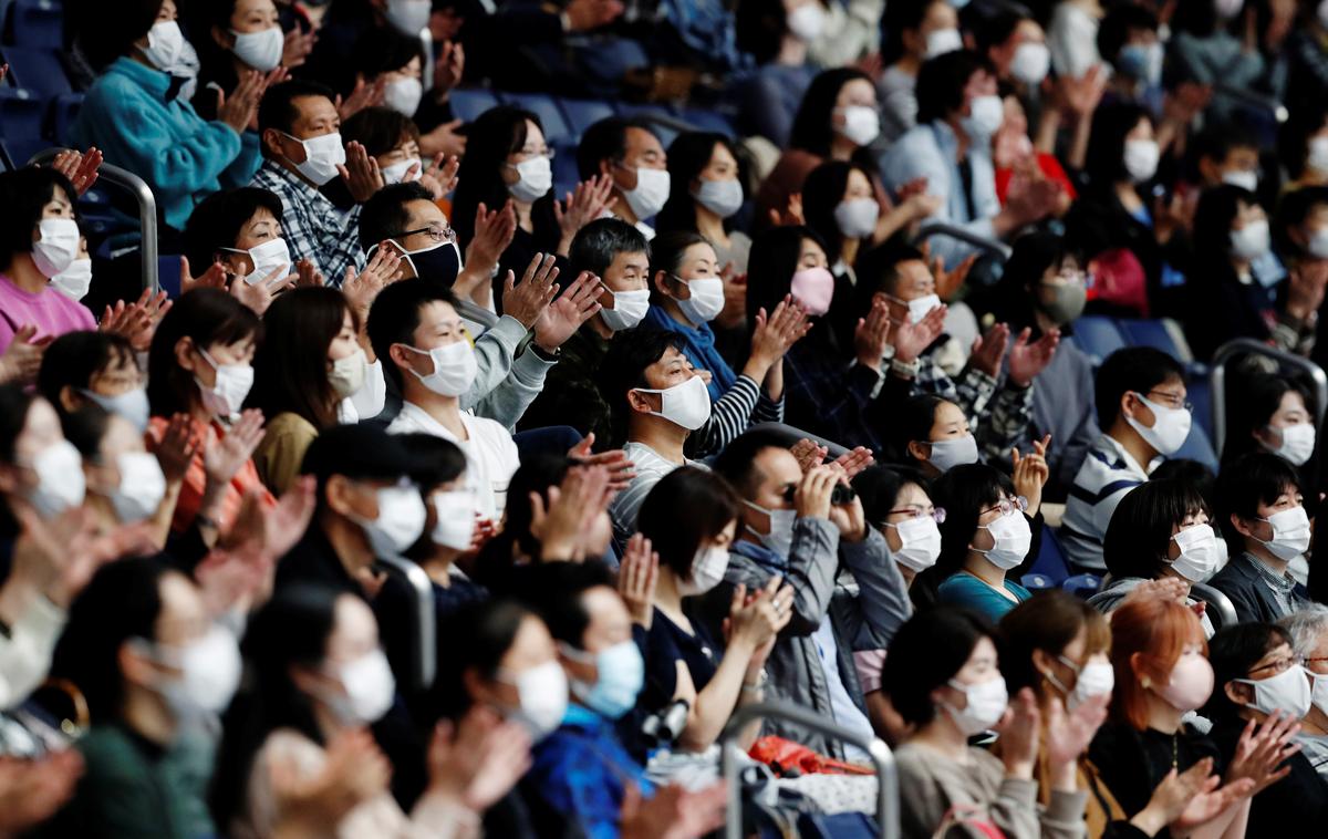 gimnastika Tokio priprave na OI | Med tistimi, ki so pretežno proti izvedbi OI, so ta čas prebivalci Japonske, kažejo zadnje javnomnenjske raziskave. | Foto Reuters