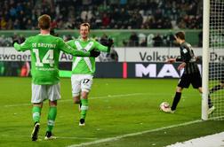 Wolfsburg spet navdušil in zmagal
