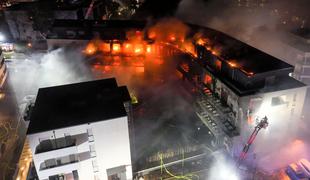 "Bilo je kot v peklu, v 20 minutah je bila zgradba v ognju" #video