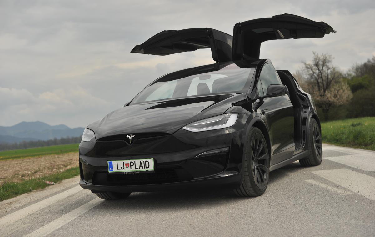 Tesla model X plaid | Foto Gregor Pavšič