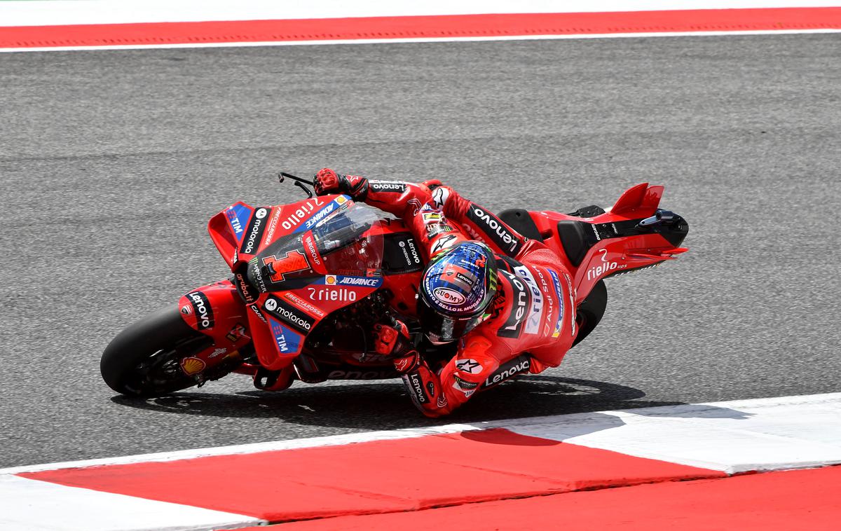 Francesco Bagnaia | Francesco Bagnaia (Ducati) je z zmago še povišal prednost v SP. | Foto Reuters