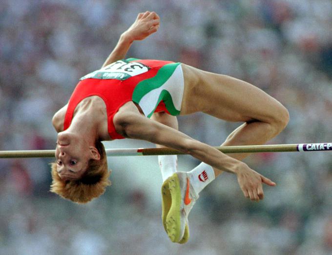 Štefka Kostadinova je svetovna rekorderka v skoku v višino. | Foto: Reuters