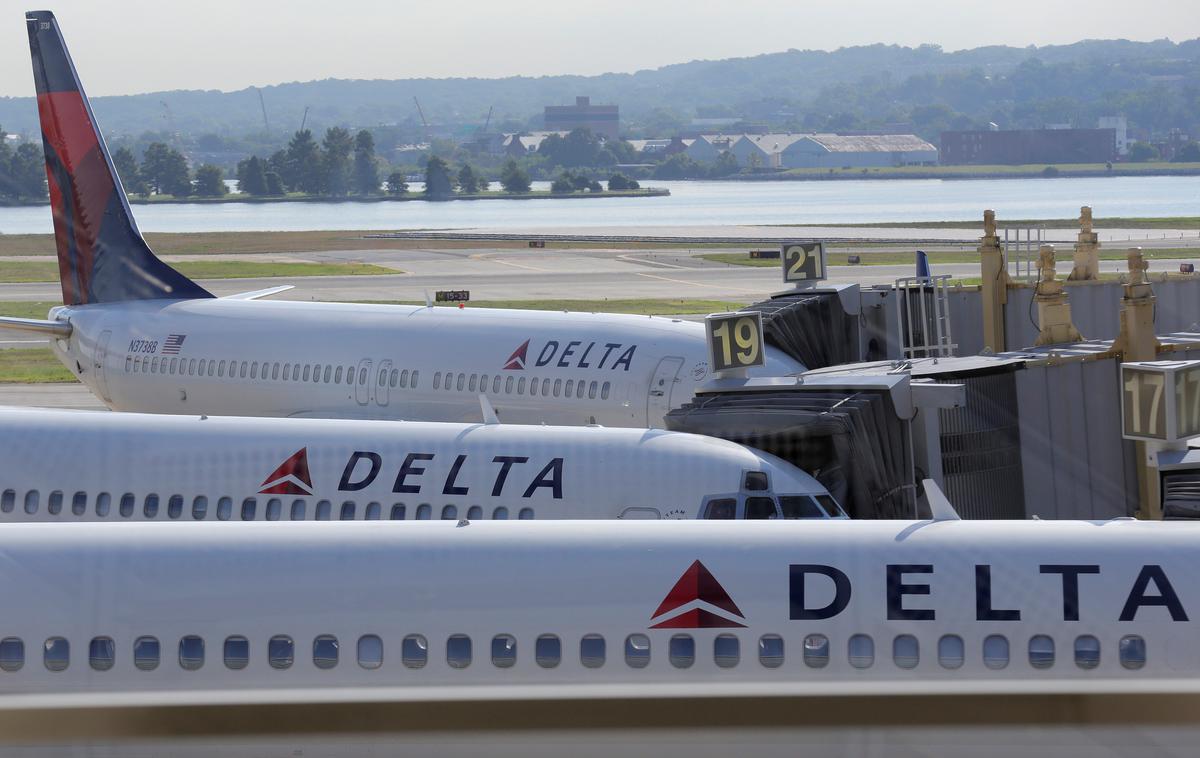 Delta, letalo, letalska družba, letališče Reagan, Washington | Foto Reuters