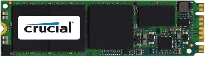 Tako je videti disk oziroma kartica SSD, ki ga je oziroma jo je mogoče vstaviti v testni računalnik Intel NUC. Na voljo so tudi večji modeli NUC, ki podpirajo vgradnjo klasičnih 2,5-palčnih diskov SSD s priključkom SATA3. | Foto: 
