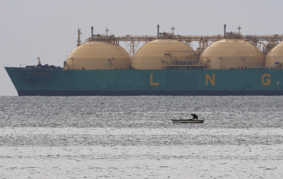Tanker utekočinjen zemeljski plin | Foto Reuters