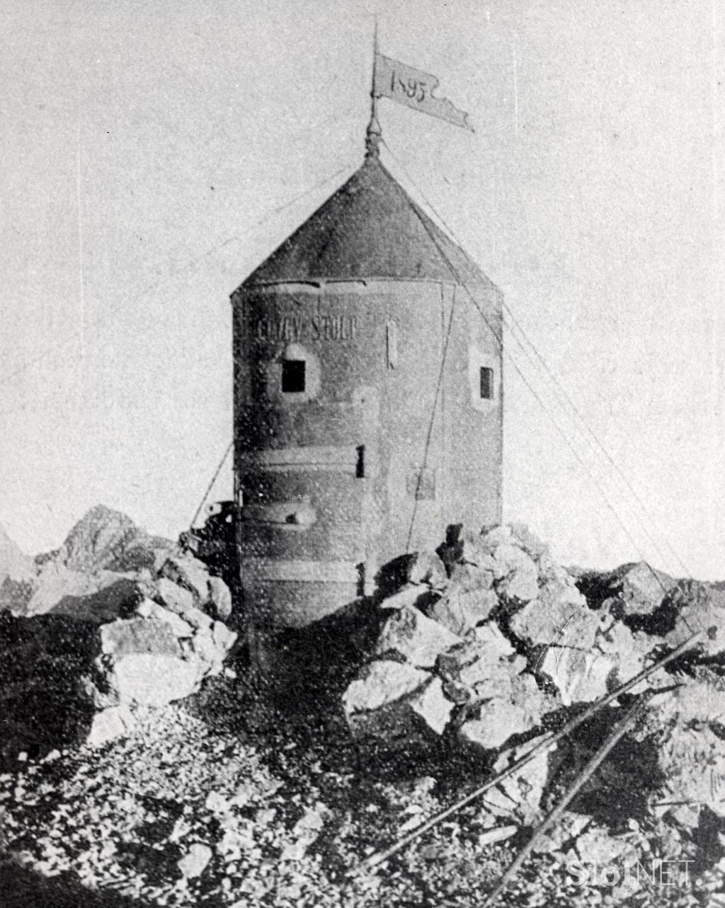 Aljažev stolp izvorna podoba 1895