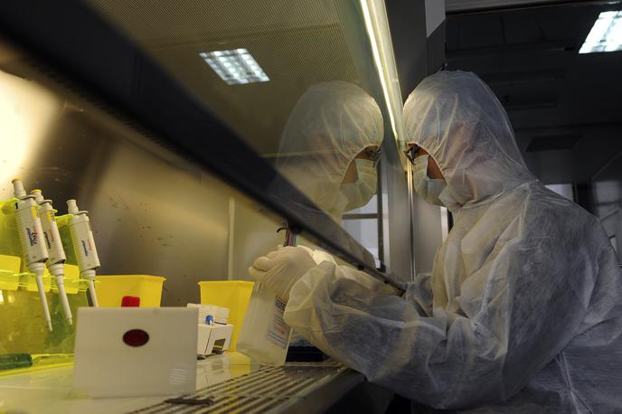 Laboratorij ptičja gripa | WHO navaja, da bi bila vir okužbe lahko tržnica s perutnino v bližini doma umrle. | Foto Reuters