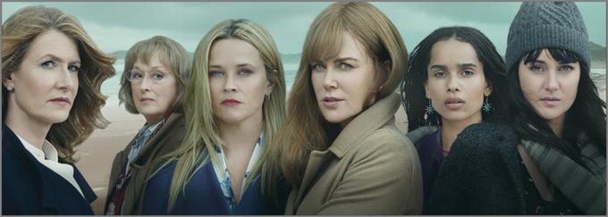 Po knjižni uspešnici Liane Moriarty posneta črna komedija z Reese Witherspoon, Nicole Kidman in Shailene Woodley spremlja tri matere, katerih na videz idealno življenje se na neki točki preplete z umorom. Streepova je v drugi sezoni serije upodobila taščo Celeste Wright (Kidman). • Na HBO OD/GO.

 | Foto: 