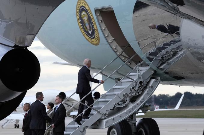 Biden je odpotoval v Izrael.  | Foto: Guliverimage