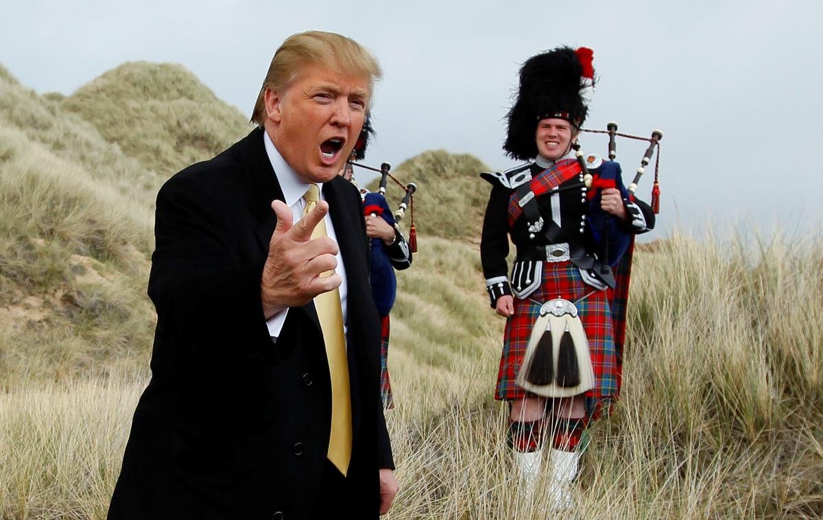 Donald Trump na Škotskem | Foto Reuters