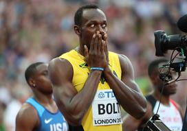 Usain Bolt polfinale Londono 2017