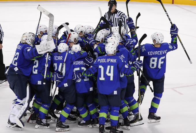 Slovenska hokejska reprezentanca je na olimpijskem turnirju pokazala zelo dobro igro. Risi so na koncu osvojili deveto mesto. | Foto: Reuters