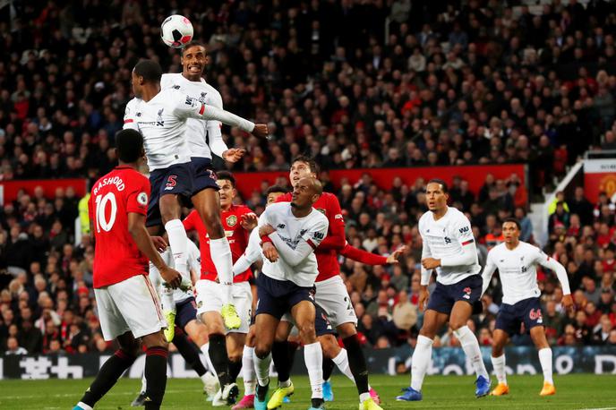Manchester United - Liverpool | Liverpool tudi po gostovanju v Manchestru ostaja neporažen, se je pa morala po osmih zmagah četa Jürgena Kloppa tokrat zadovoljiti le s točko.  | Foto Reuters