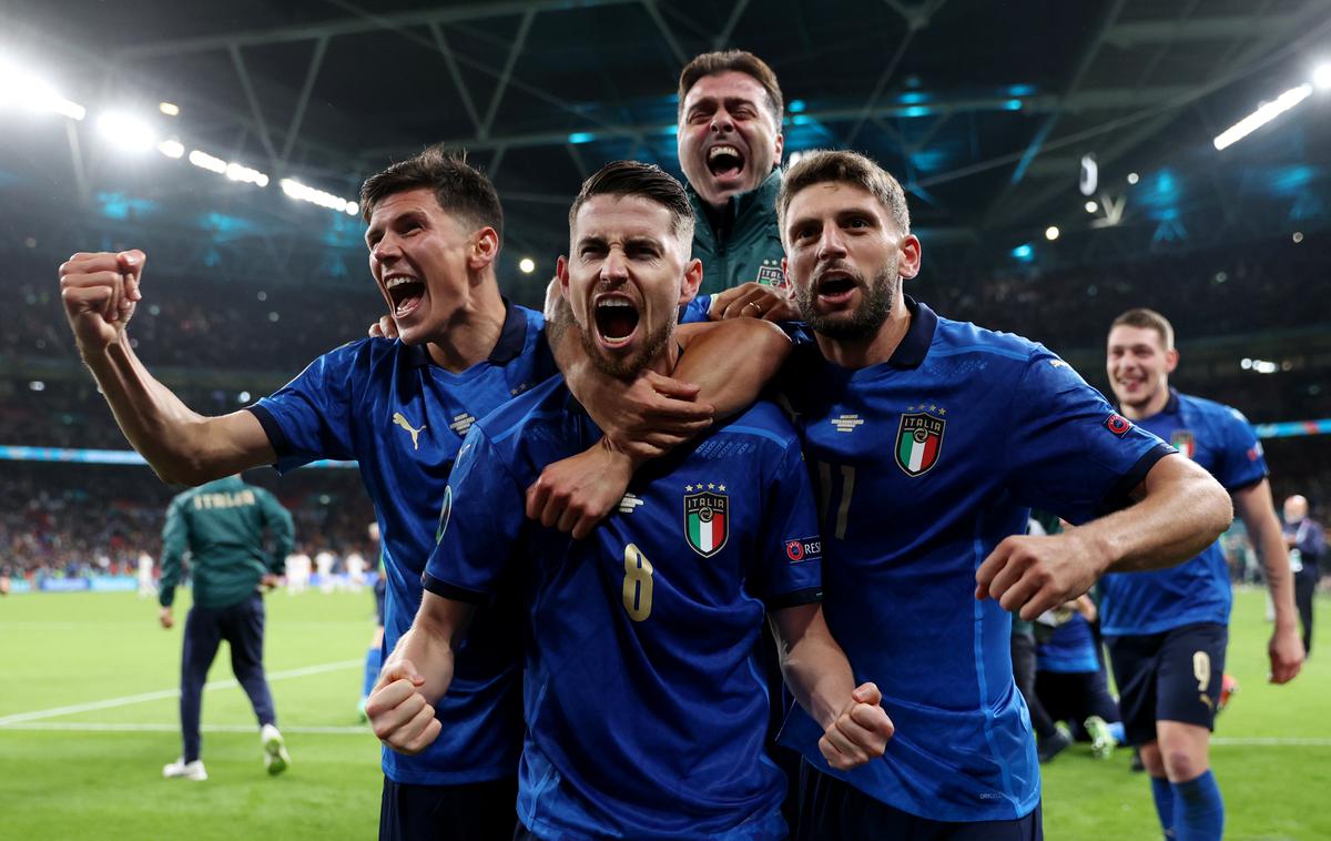 Italija : Španija, polfinale Euro 2020 | Italija ima v nedeljo priložnost, da osvoji drugi naslov evropskega prvaka. Prvega po kar 53 letih! | Foto Reuters