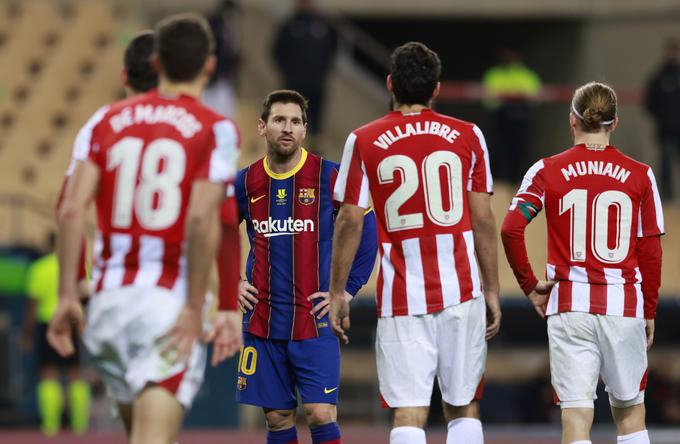 Messi je prejel prvi rdeči karton za Barcelon v 753. nastopu! | Foto: Reuters