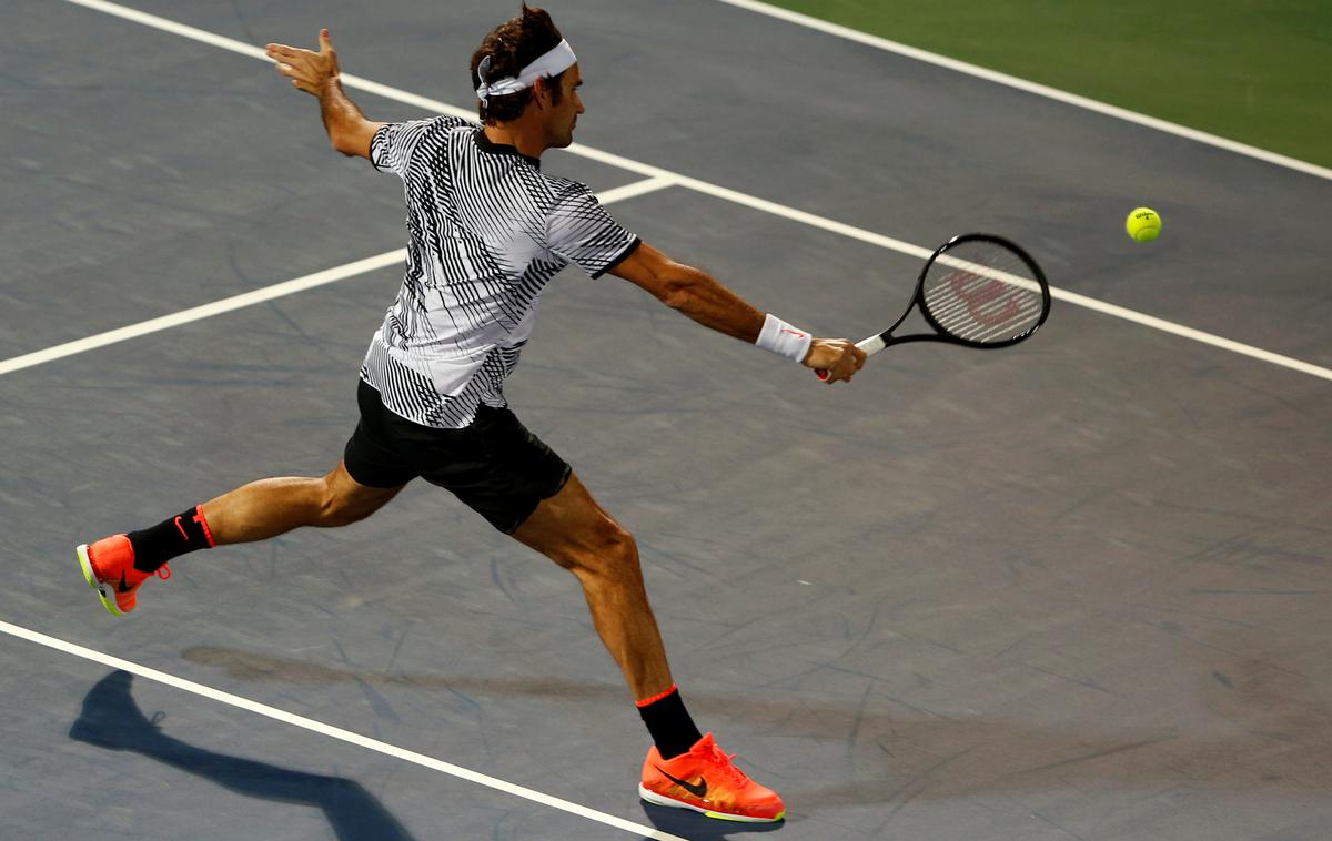 Roger Federer, Dubaj | Foto Reuters