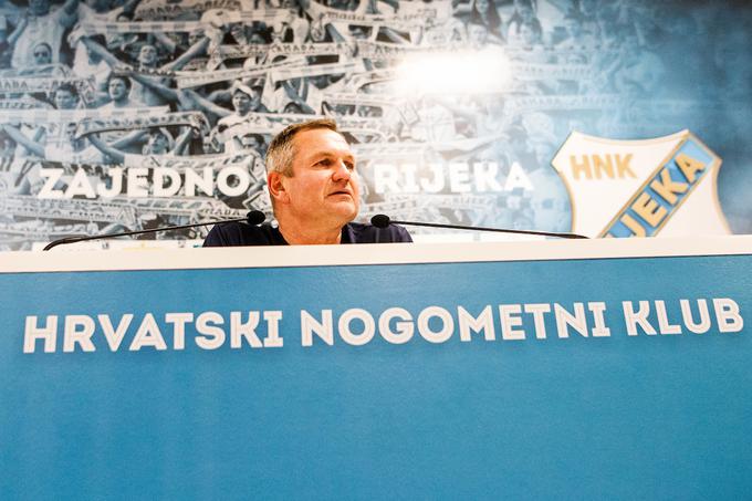 Na novinarski konfrenci je poskrbel za besede, s katerimi je marsikomu orosil oko. | Foto: Grega Valančič/Sportida