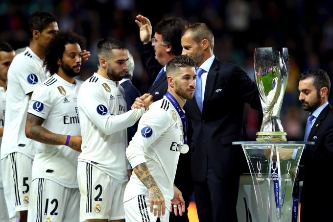 Real Madrid je brez Zinedina Zidana izgubil letošnji evropski superpokal proti Atleticu. | Foto: Guliverimage/Getty Images