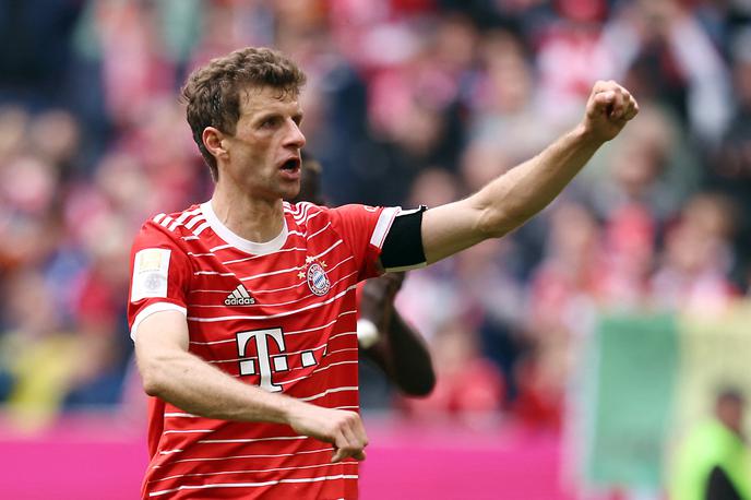 Bayern München  Thomas Müller |  Thomas Müller je zabil prvi gol na tekmi, sledilo jih je še pet. | Foto Reuters