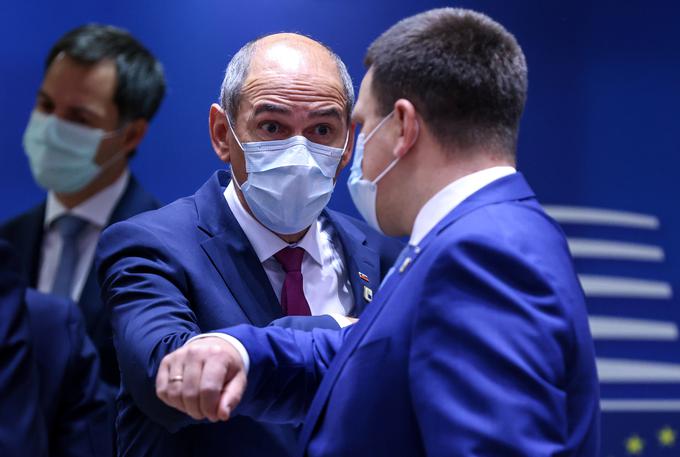 Aktualni val novega koronavirusa je Janša izpostavil kot osrednjo temo prvega dne zasedanja evropskih voditeljev. | Foto: Reuters