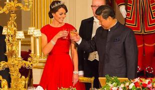 Čudovita Kate nazdravila s kitajskim predsednikom (foto)