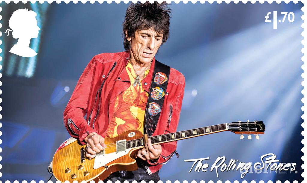 Rolling Stones znamke Britanska kraljeva pošta
