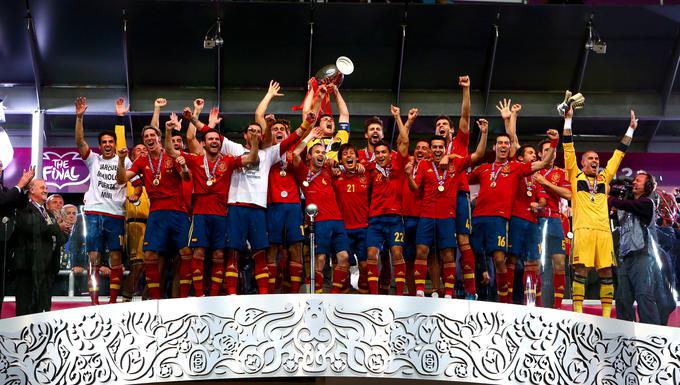 Španija je leta 2012 ubranila naslov evropskega prvaka. | Foto: Guliverimage/Vladimir Fedorenko