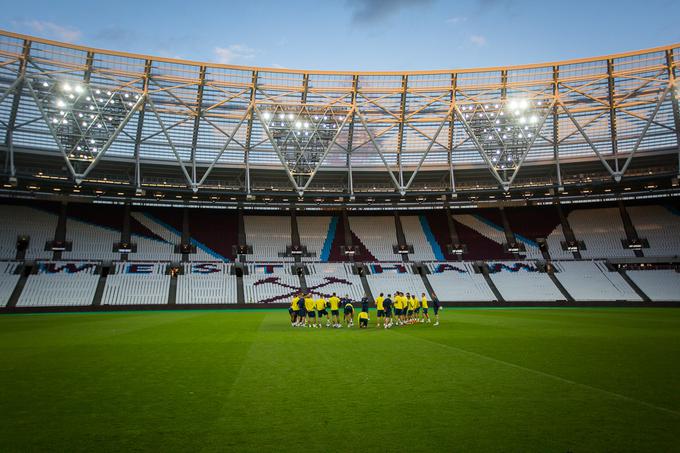 Domžalčane zvečer čaka nastop na Olimpijskem štadionu v Londonu, kjer bo zbranih 54 tisoč gledalcev. | Foto: Žiga Zupan/Sportida