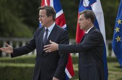 Britanski premier Cameron navdušen nad lepotami Slovenije