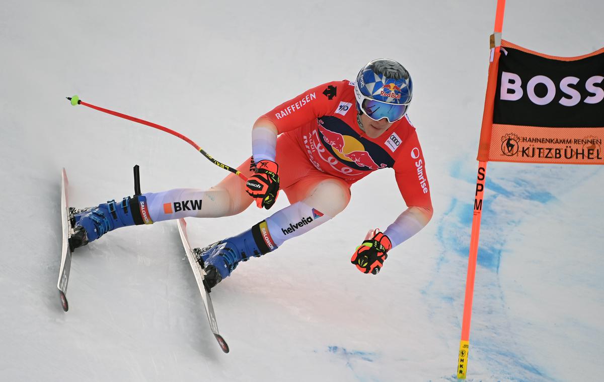 Marco Odermatt Kitzbühel | Marco Odermatt je zmagovalec drugega superveleslaloma za svetovni pokal v Garmisch-Partenkirchnu. To je njegova deveta zmaga v sezoni.  | Foto Guliverimage