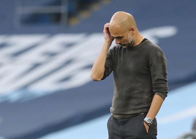 Josep Guardiola je priznal, da se je med njegove izbrance zaradi načina igre gostov prikradla nervoza. | Foto: Reuters