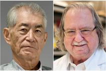 Japonski znanstvenik Tasuku Honjo in ameriški znanstvenik James P. Allison