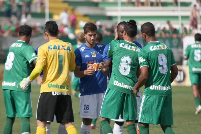 Nogometaši Chapecoenseja so prvič v najvišjem klubskem razredu v Braziliji nastopili leta 2014.  | Foto: Guliverimage/Getty Images