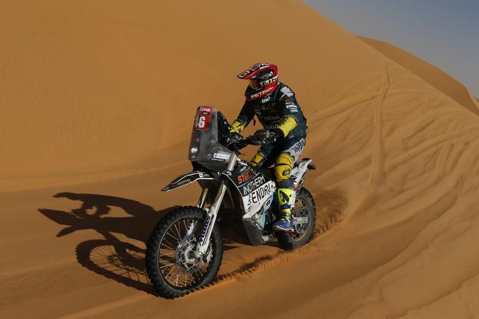 Simon Marčič - Dakar 2021 | Simon Marčič je zadovoljen, da mu je uspelo končati letošnji Dakar.  | Foto Reuters