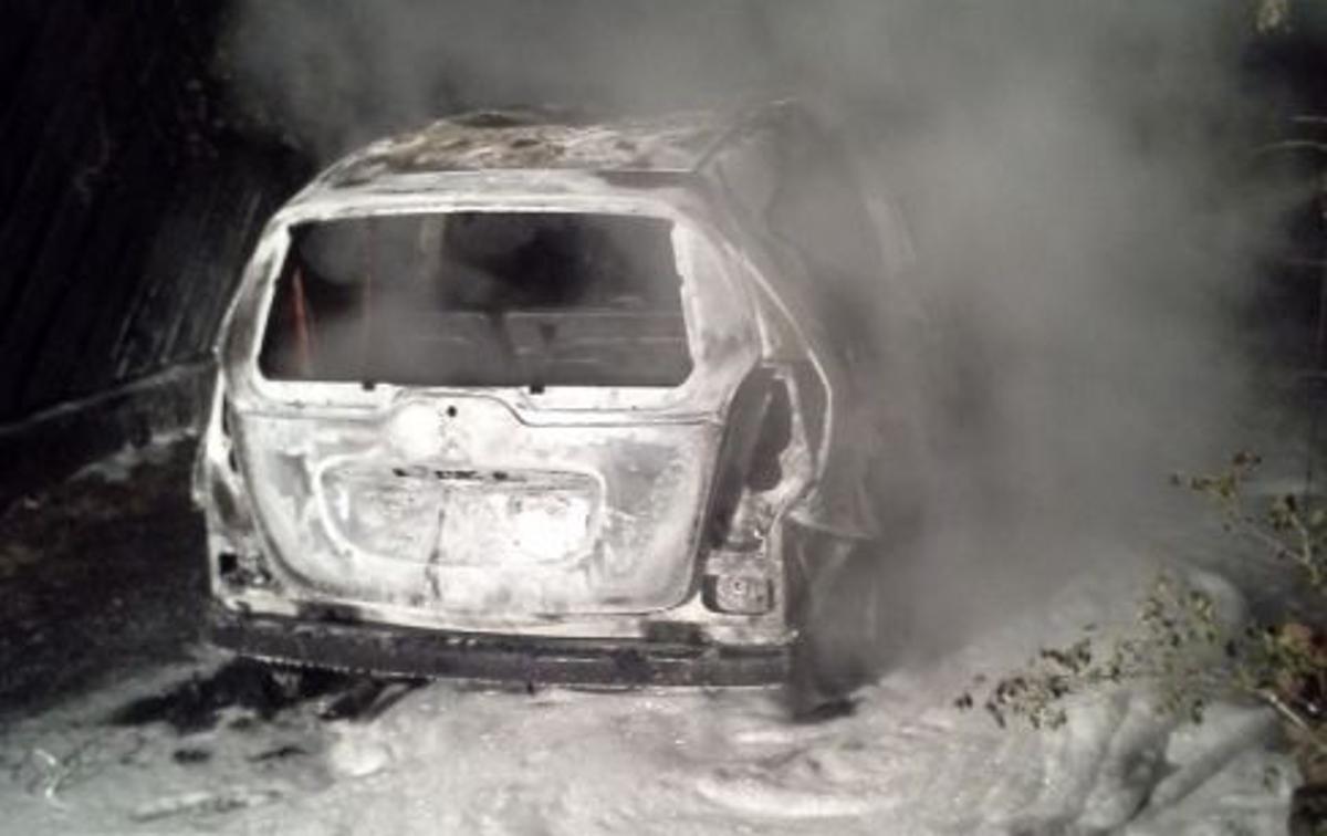 avtomobil, požar | Foto Domžalec.si