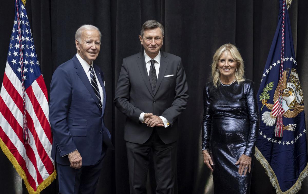Pahor Biden | Slovenski predsednik Pahor se je srečal s predsednikom ZDA Josephom Bidnom in njegovo ženo. | Foto Official White House Photo
