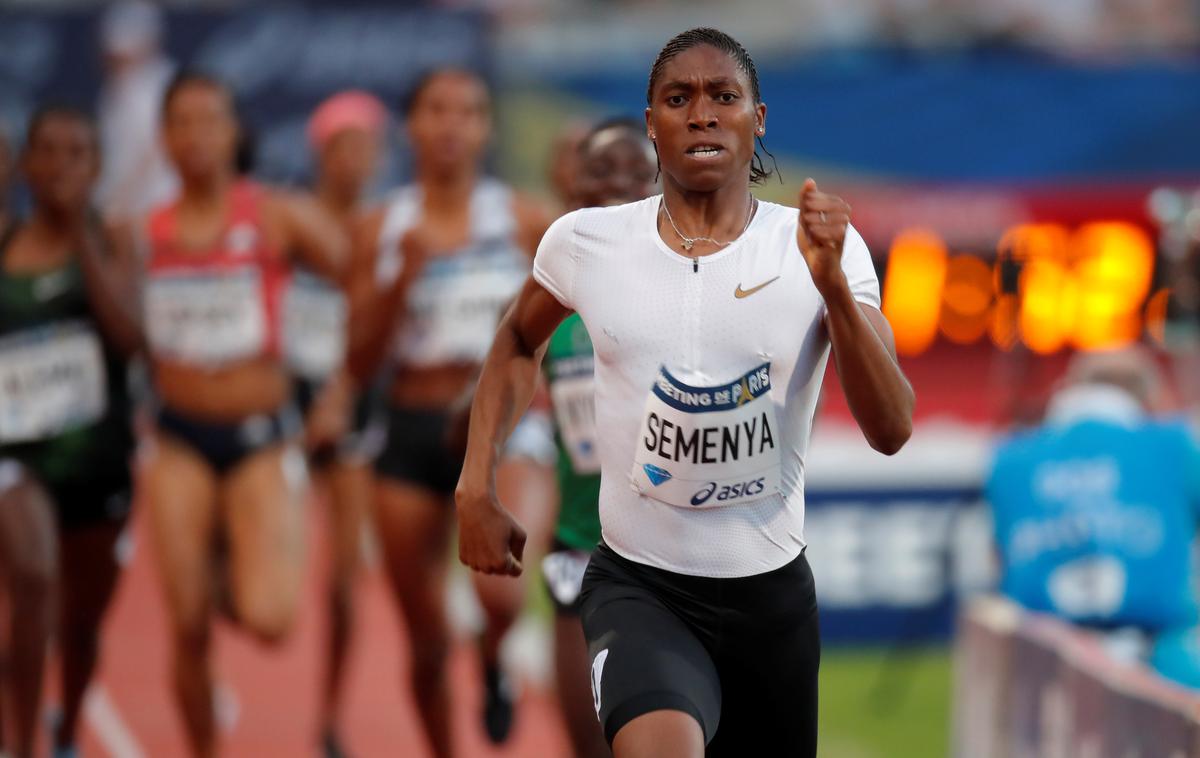 Caster Semenya | Caster Semenye dvomi o upravičenosti zahteve IAAF, da se atletinjam, ki imajo povišano stopnjo testosterona, predpišejo sredstva za njegovo znižanje. | Foto Reuters