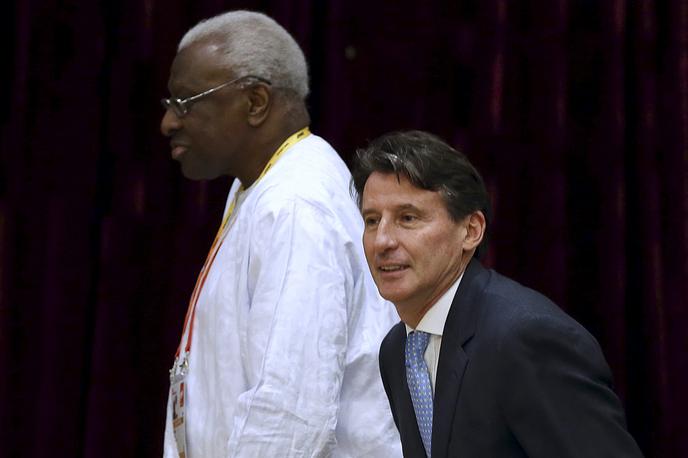 Sebastian Coe Lamine Diack | Sebastian Coe je na položaju predsednika IAAF leta 2015 nasledil Afričana. | Foto Reuters