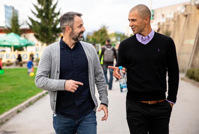 Skupaj z Dejanom Grabićem, ki sedi na klopi ljubljanskega Brava, sta najuspešnejša slovenska prvoligaška trenerja v letu 2020. | Foto: Vid Ponikvar