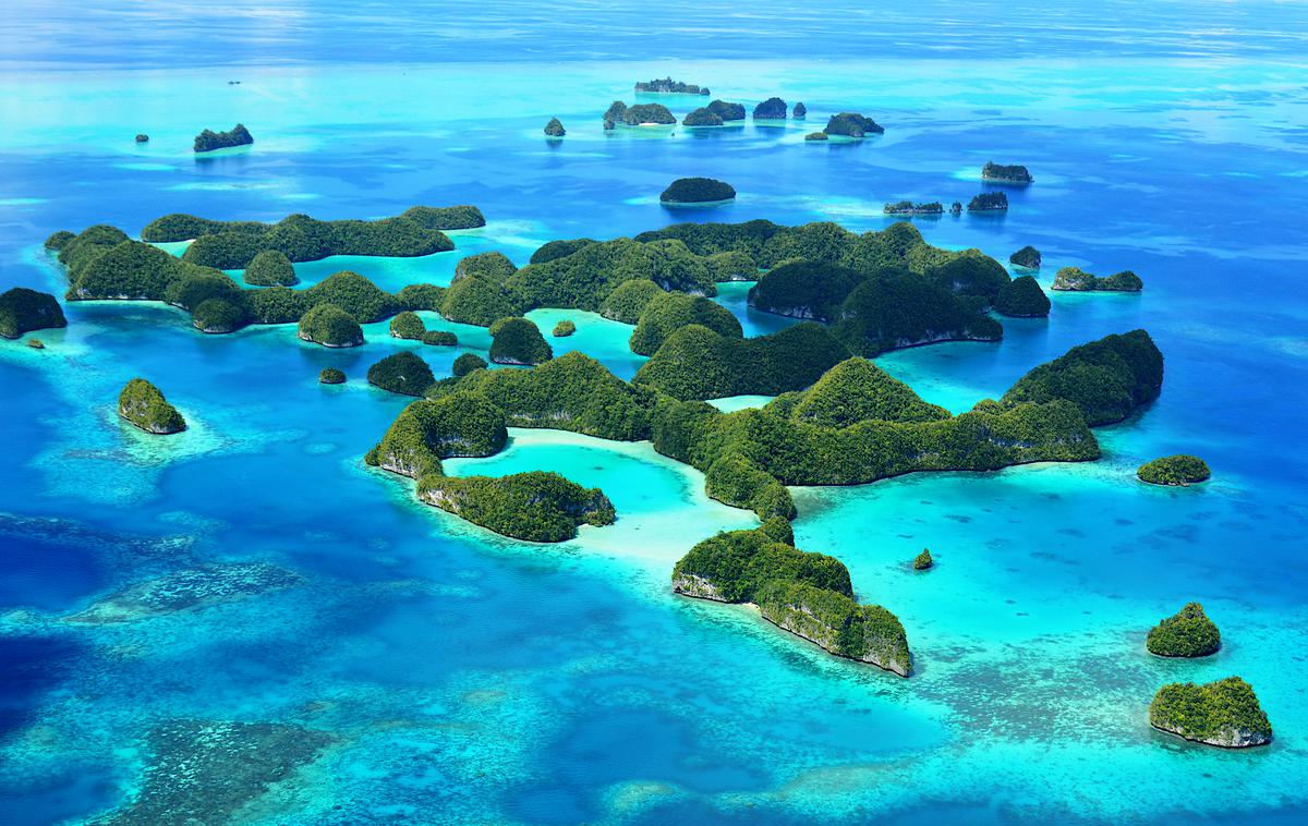 Palau | Palau bi po zaslugi cepljenja lahko postal ena od prvih držav na svetu, ki bodo premagale epidemijo covid-19. | Foto Getty Images
