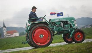 Parada traktorjev v Beli krajini