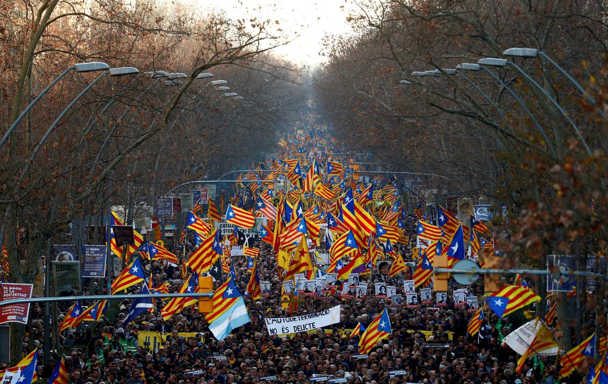 Barcelona, protesti | Foto Reuters