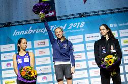 Janja Garnbret svetovna prvakinja: uresničile so se mi sanje