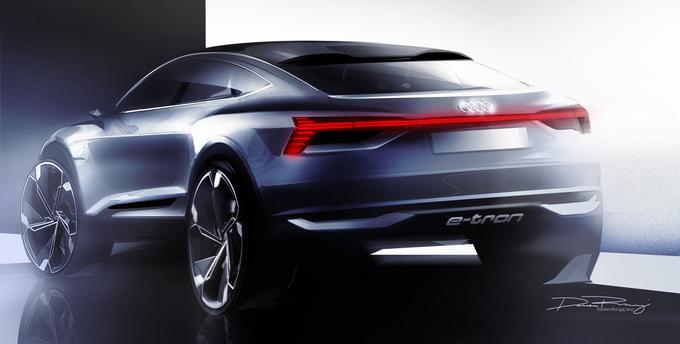 Prve skice nedvomno napovedujejo drzno oblikovanje novega kupejevsko zasnovanega športnega terenca oziroma crossoverja. | Foto: Audi